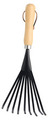 Løvrive m/9 tænder bambus 35 cm - Garden 